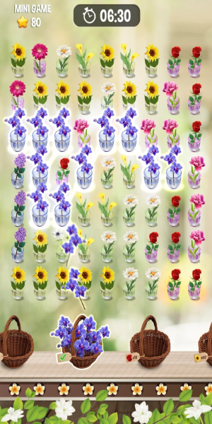 Zen Blossom : Match de Tuiles Florales
