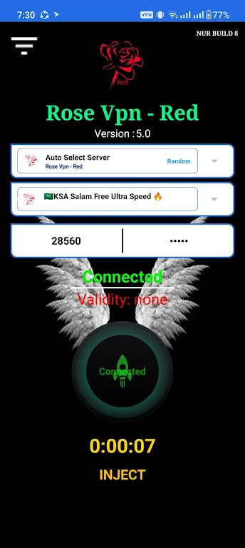 Schermata Rose Vpn - RD 0