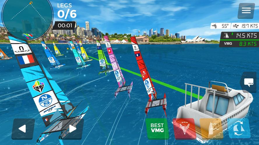 Virtual Regatta Inshore Captura de tela 0