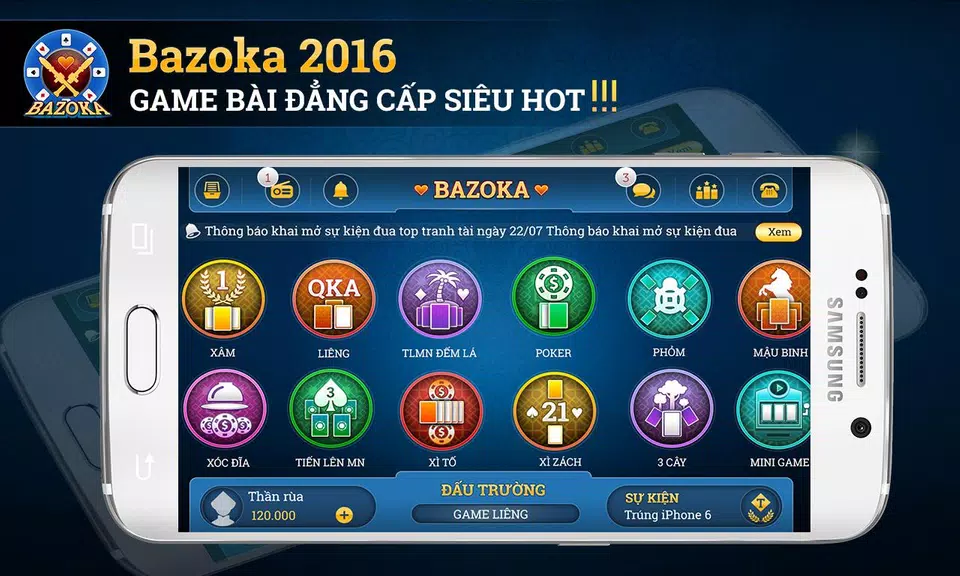 Bazoka - game bai online 2016 スクリーンショット 0