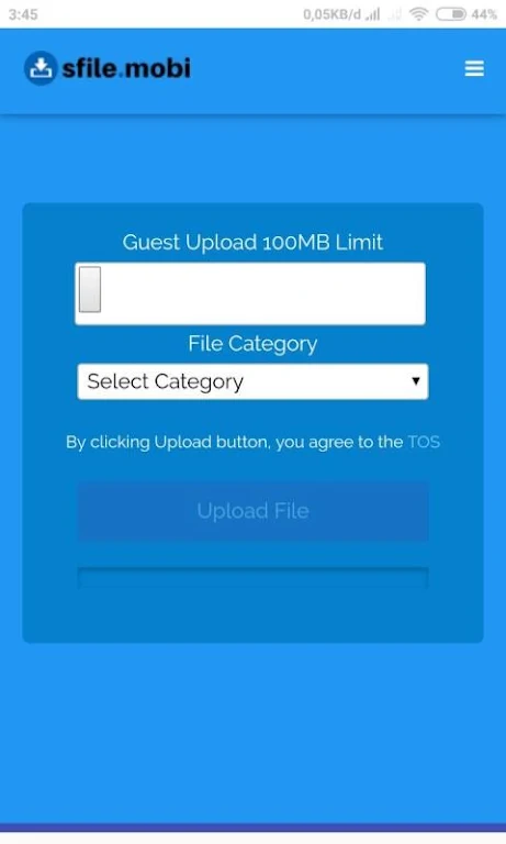 Sfile Mobi - Monetizing Your File Schermafbeelding 1