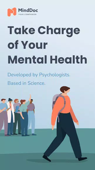 MindDoc: Mental Health Support ภาพหน้าจอ 0