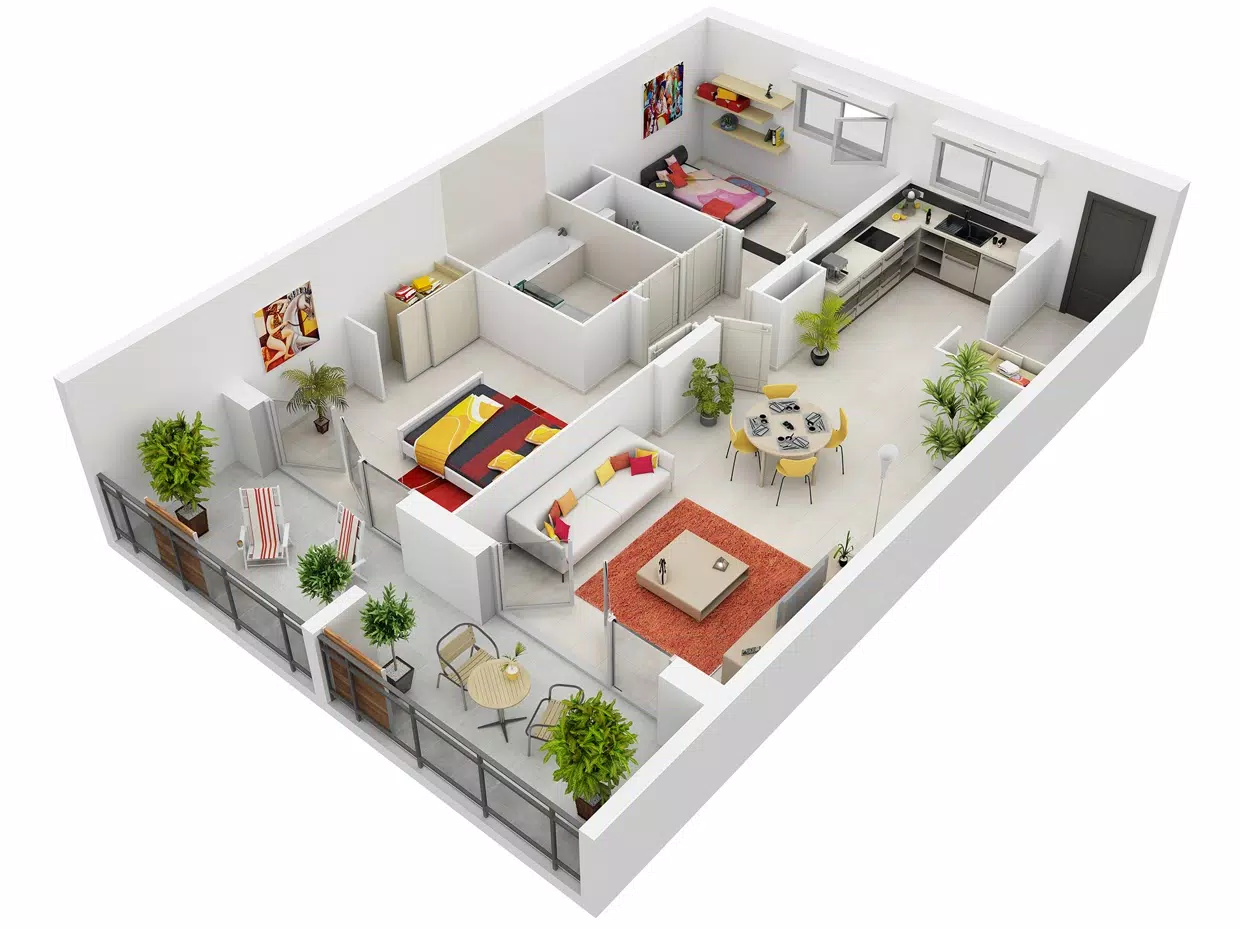 3D House Design ဖန်သားပြင်ဓာတ်ပုံ 3