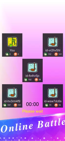 Rhythm Tiles 3:PvP Piano Games Captura de tela 2