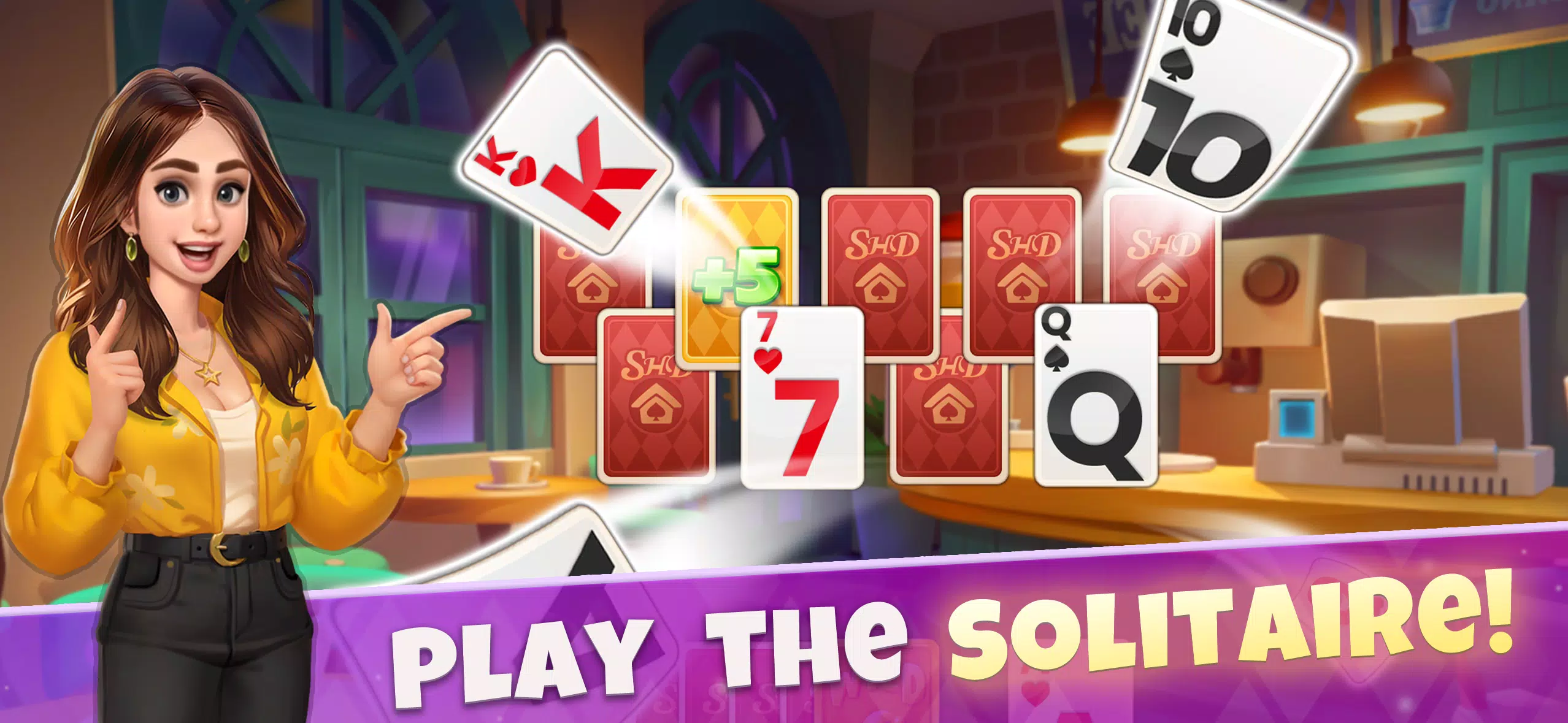 Solitaire Home Design Скриншот 1