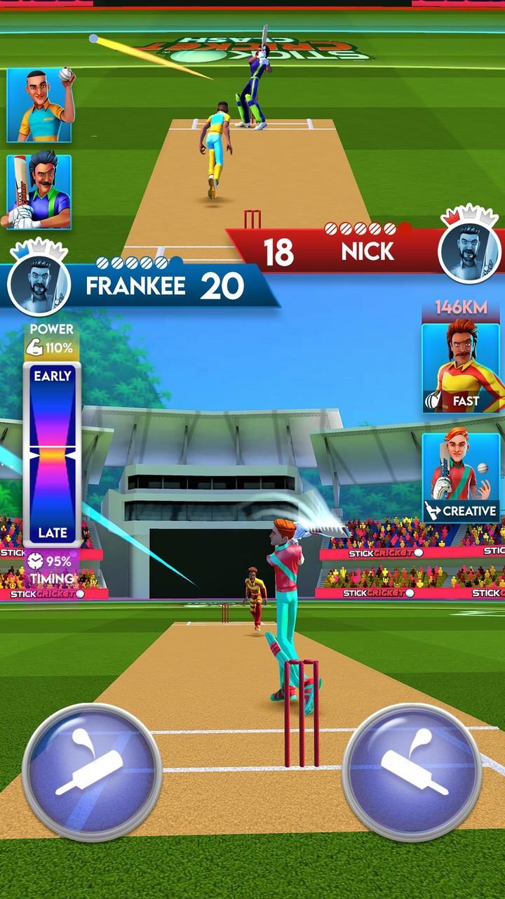 Stick Cricket Clash Ekran Görüntüsü 0