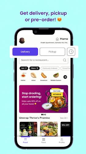 Thrive: Online Food Delivery স্ক্রিনশট 3