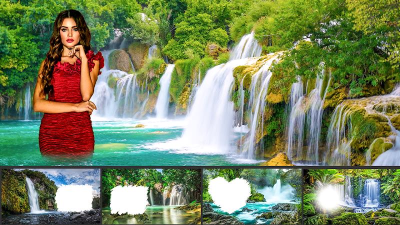 Waterfall Photo Editor frame स्क्रीनशॉट 1