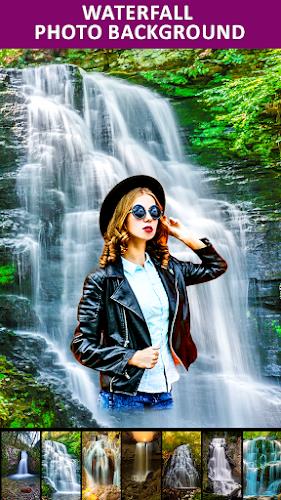 Waterfall Photo Editor frame स्क्रीनशॉट 2