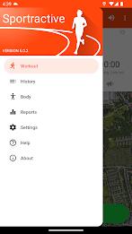Sportractive: GPS Спорт Трекер Скриншот 0