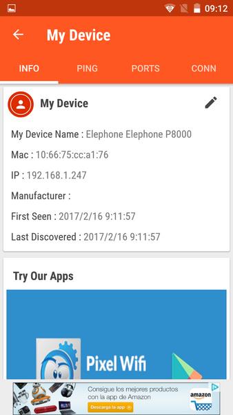 Pixel NetCut WiFi Analyzer Capture d'écran 0