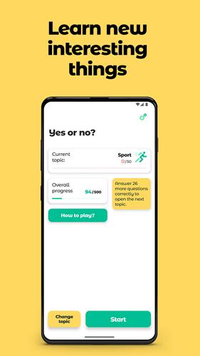 Yes or No? Trivia with facts.应用截图第1张