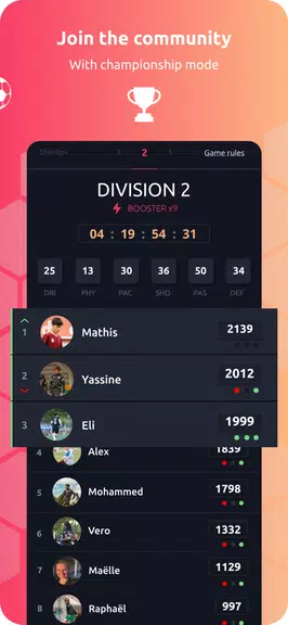 Footbar Capture d'écran 1