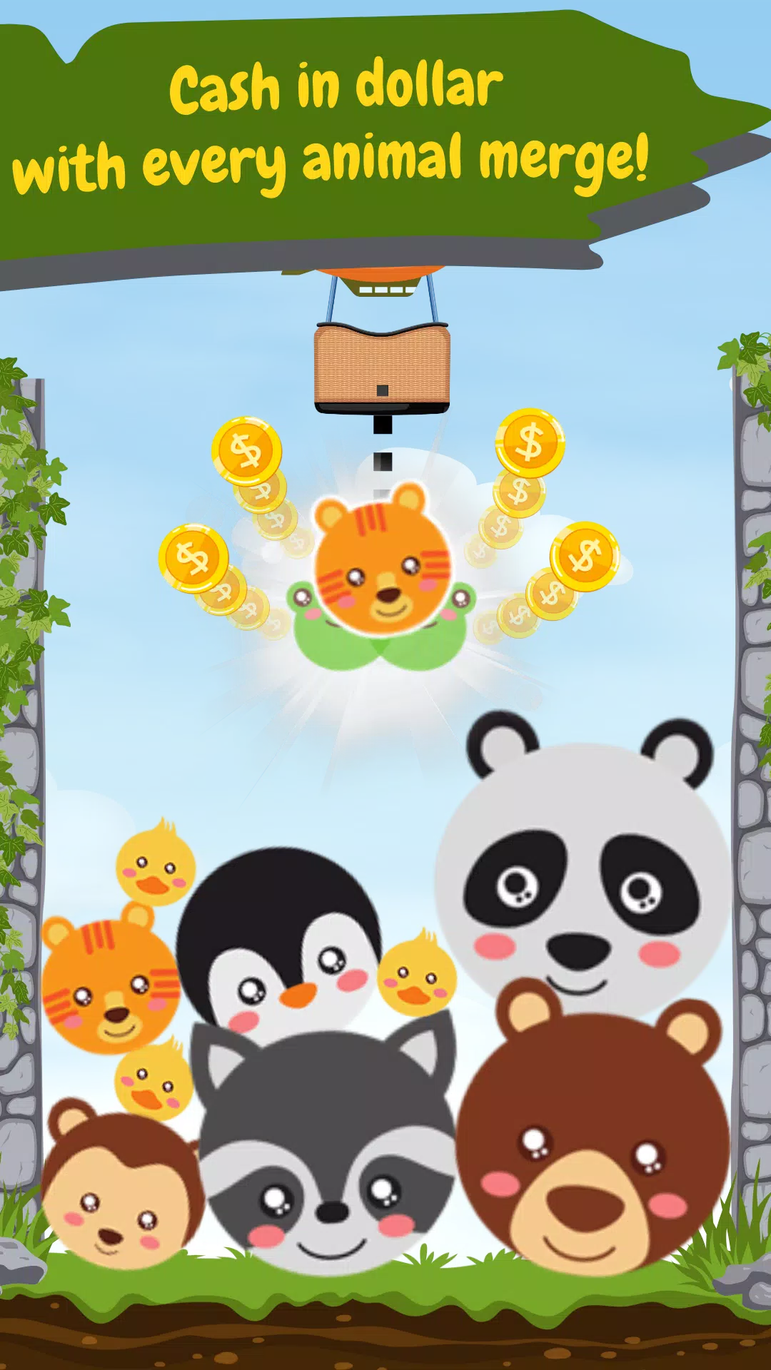 animal drop merge স্ক্রিনশট 1