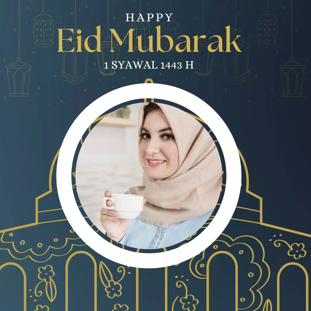 Eid Mubarak Photo Frame Captura de pantalla 2