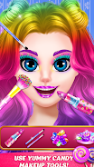 Schermata DIY Makeup Games: Candy Makeup 0