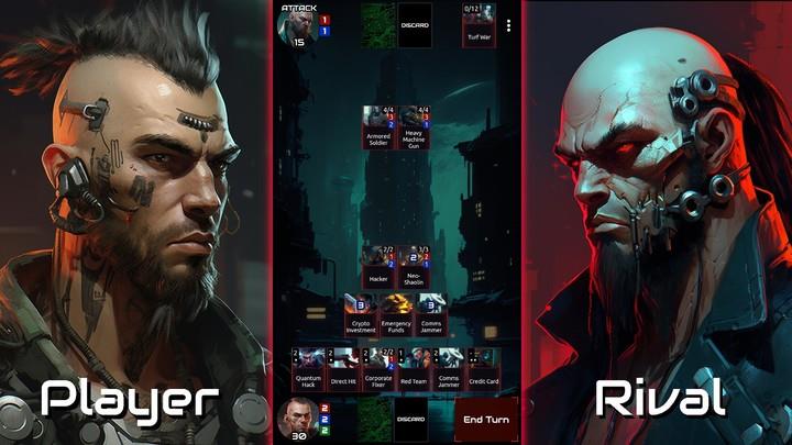 Cybercards - Card Roguelike ဖန်သားပြင်ဓာတ်ပုံ 1