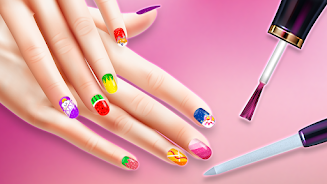 Nail Salon: Girls Game ဖန်သားပြင်ဓာတ်ပုံ 0