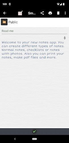 Smart Notes App Captura de tela 1