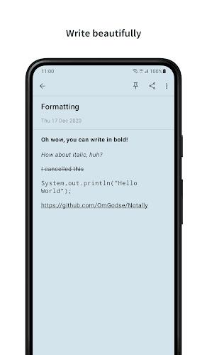 Notally - Minimalist Notes Tangkapan skrin 2