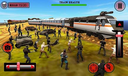 US Army Train Zombie Shooting ภาพหน้าจอ 2