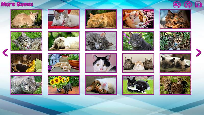 Big puzzles with cats Schermafbeelding 1