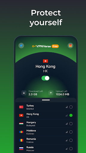 VPNVerse - IP Address Changer Captura de pantalla 1