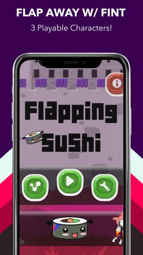 Flapping Sushi Captura de pantalla 0