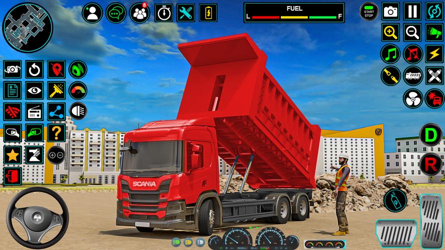 Car Transport Truck Driver 3D Capture d'écran 2