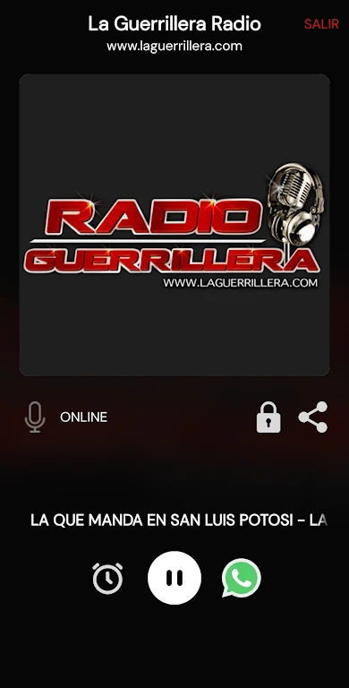 La Guerrillera Radio Capture d'écran 1