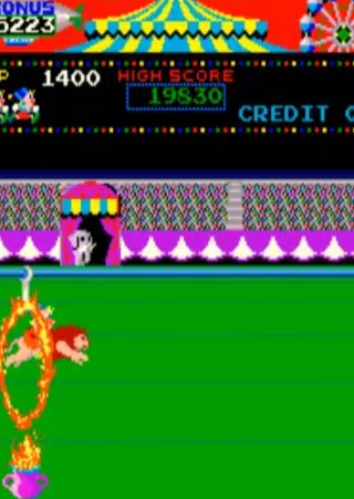 circus game retro Captura de tela 0
