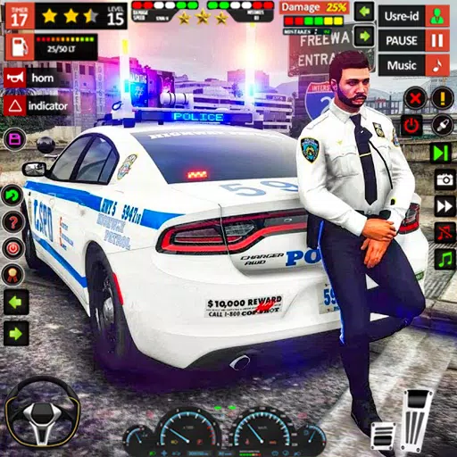 US Police Car Chase Car Game