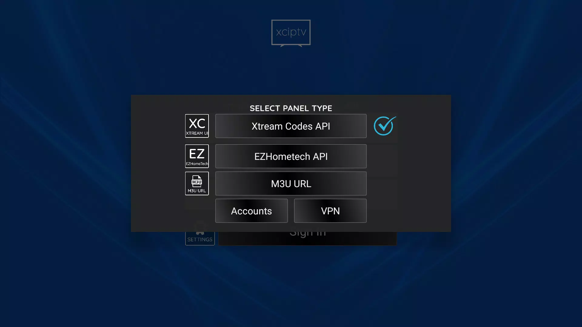 XCIPTV PLAYER Captura de pantalla 3