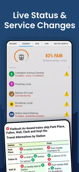 MyTransit NYC Subway & MTA Bus Screenshot 1