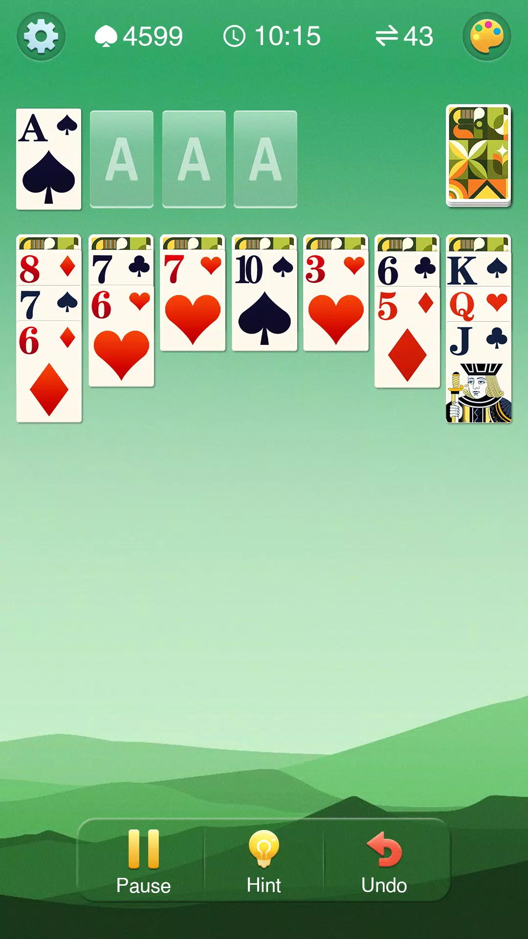 Solitaire Card Game स्क्रीनशॉट 3