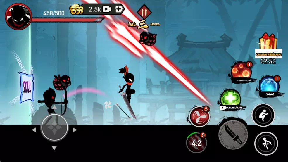 Stickman Fighting Spirit Скриншот 3