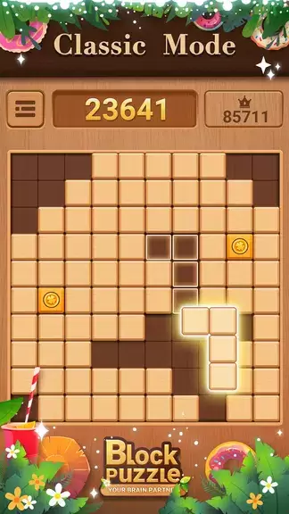 Blockrealm: Wood Block Puzzle Schermafbeelding 0