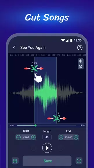 Ringtone Maker, MP3 Cutter Ekran Görüntüsü 1