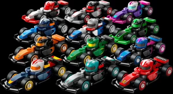 LEGO F1 Collectible Race Cars