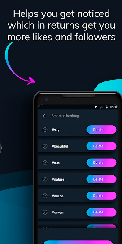 Likes With Tags - Hashtag Generator for Instagram स्क्रीनशॉट 2