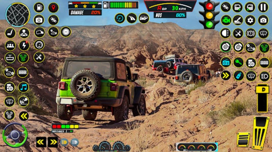 US Suv Jeep Driving: 4x4 Games स्क्रीनशॉट 0