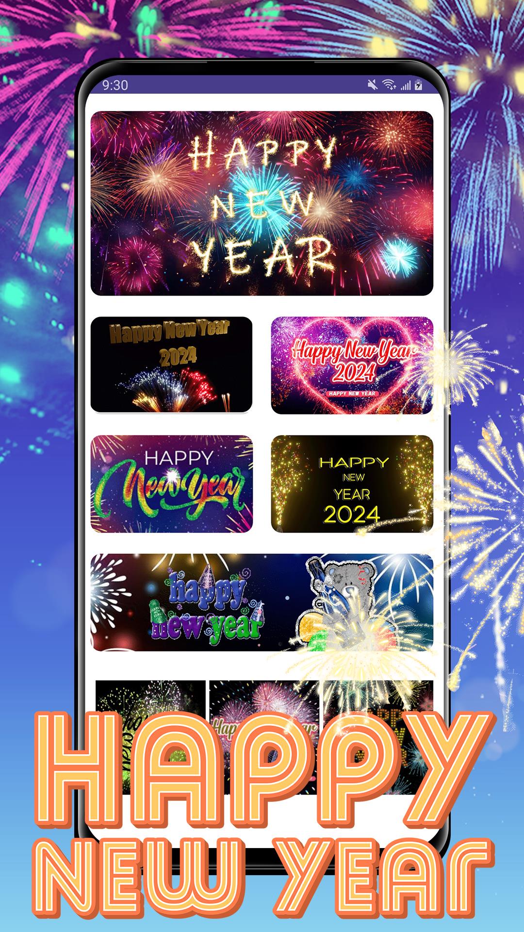 Happy New Year 2024 GIF Ảnh chụp màn hình 0