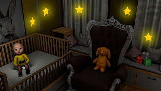 Scary Baby Pink Horror Game 3D スクリーンショット 1