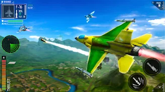 Combat Fighting Airplane Games Captura de pantalla 3