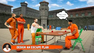 Grand Jail Prison Escape Games Captura de pantalla 1