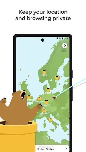 TunnelBear VPN Captura de pantalla 0