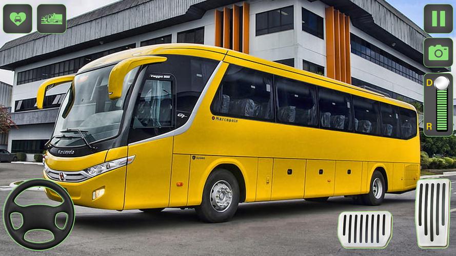 Coach Bus Simulator 3d Offline Captura de tela 1
