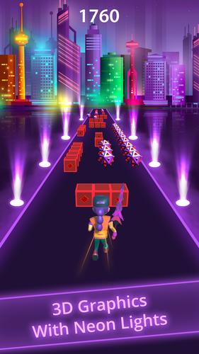 Blade Slash Runner on Beats 3D應用截圖第3張