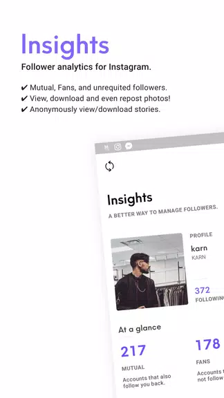 Insights for Instagram Ảnh chụp màn hình 0