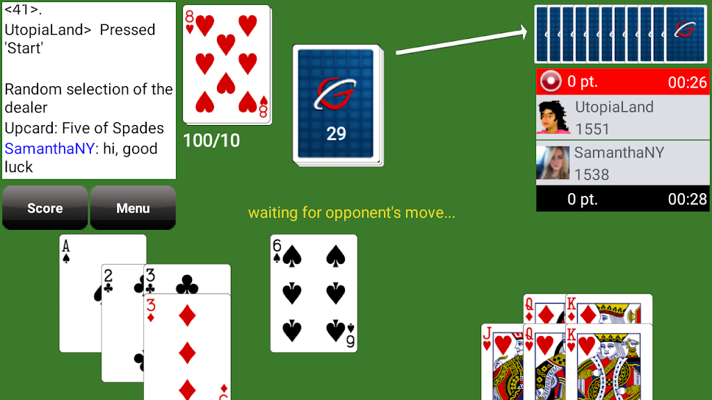 Gin Rummy Club ภาพหน้าจอ 0